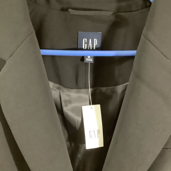 GAP Women's Elegant Black Suit Jacket Oversized - Picture 3 of 4